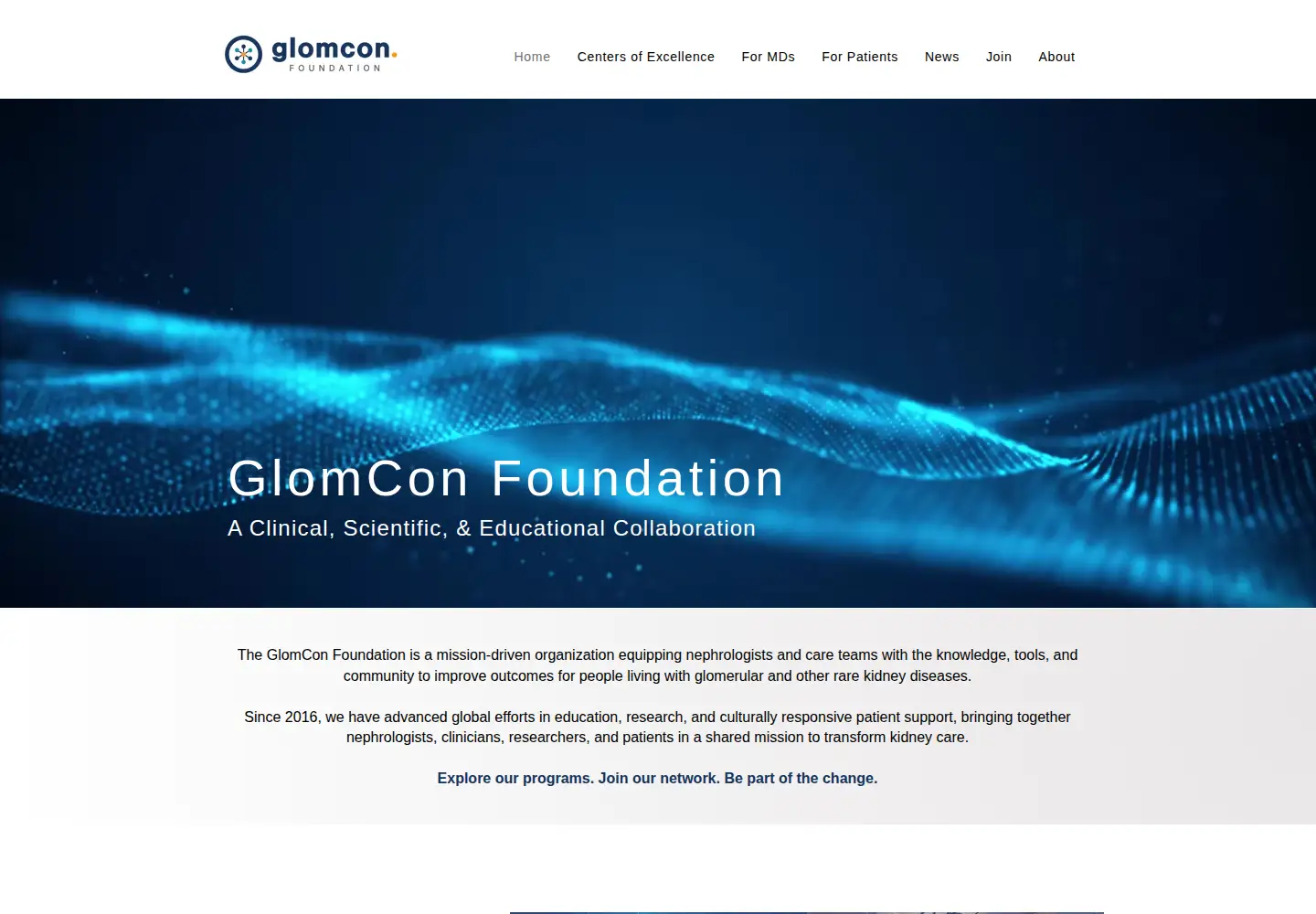 Screenshot of glomcon.org