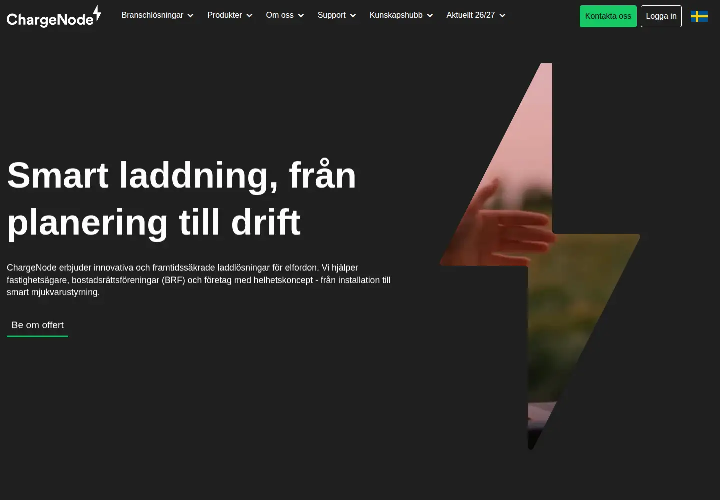 Screenshot of chargenode.eu