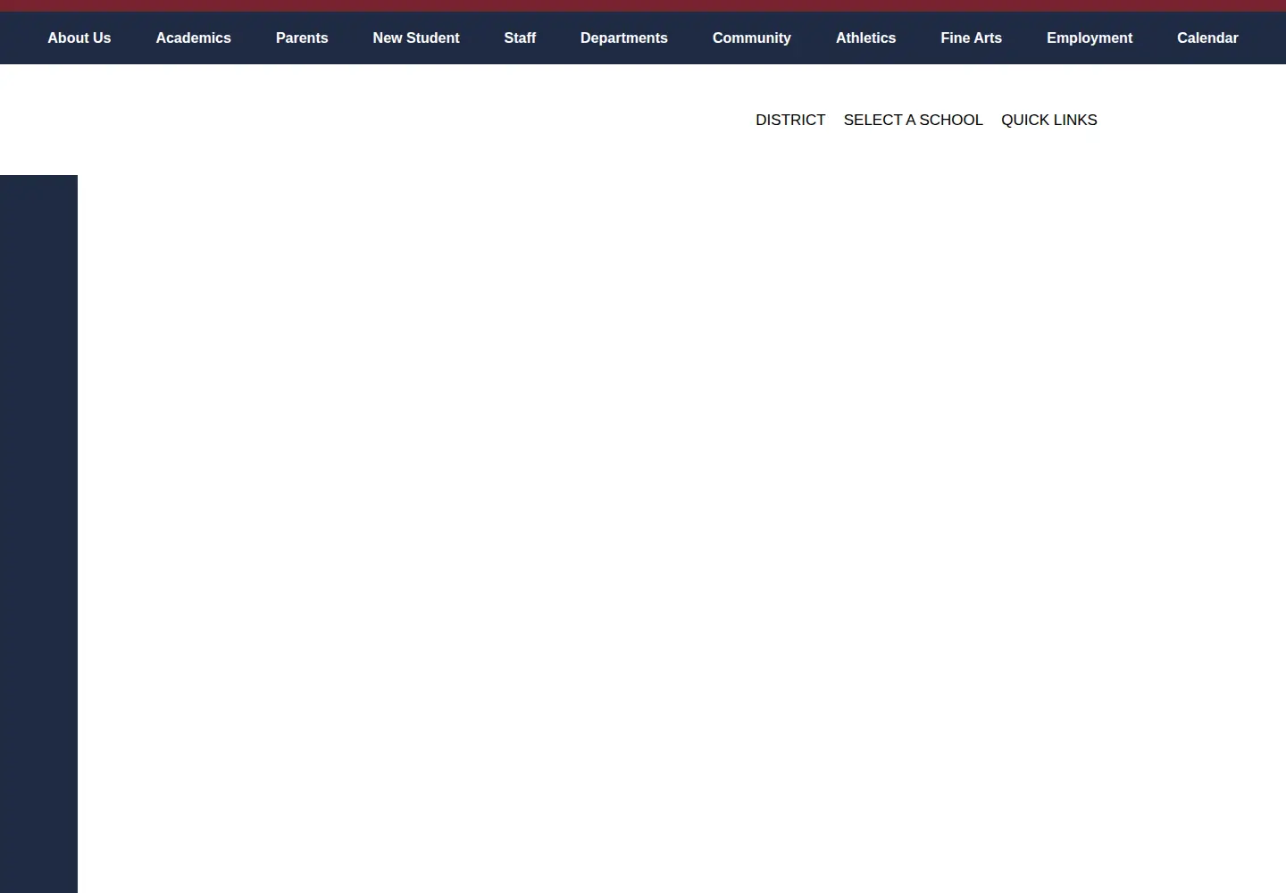Captured homepage of rockwallisd.com in the current scan