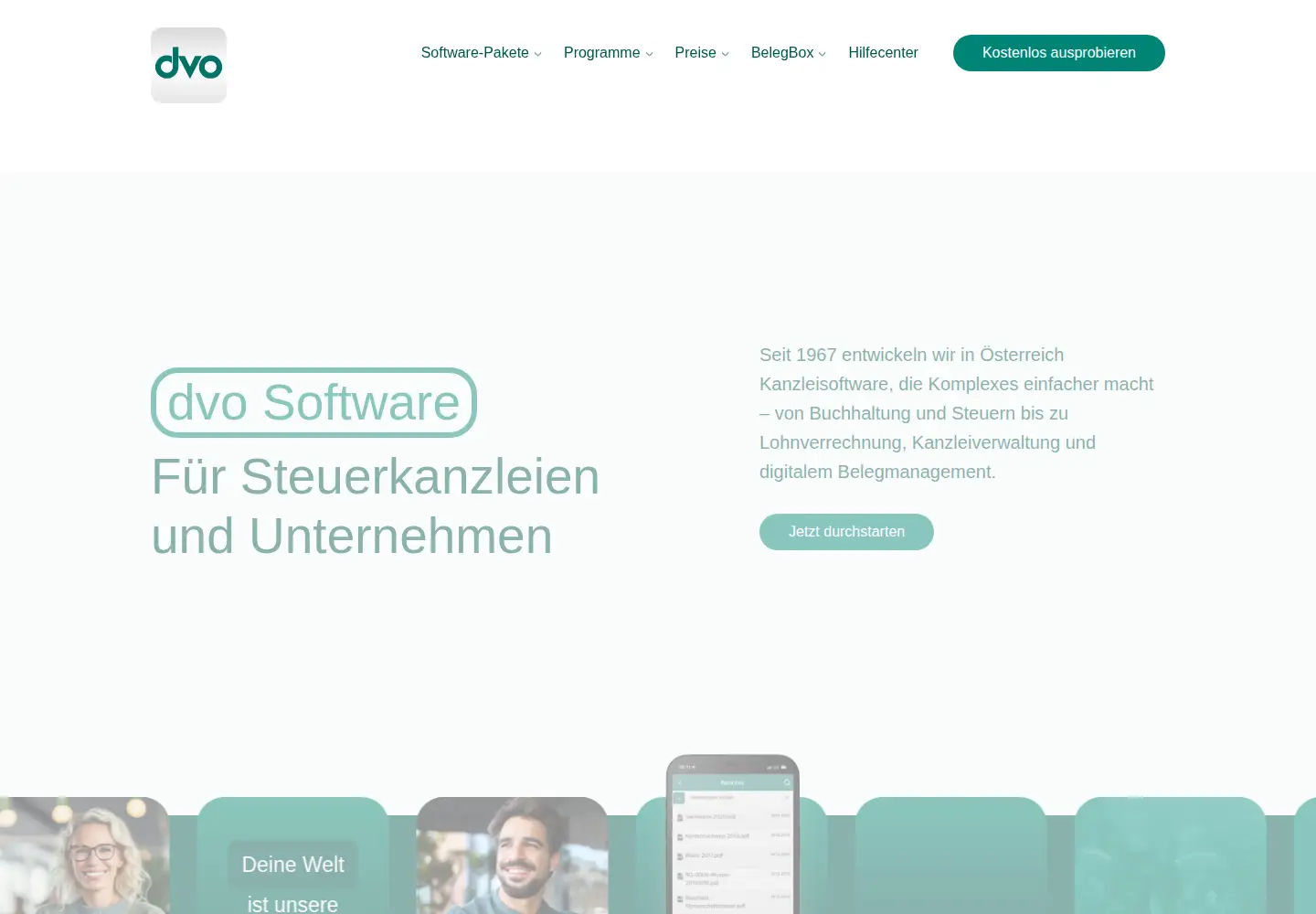 Screenshot of dvo.at