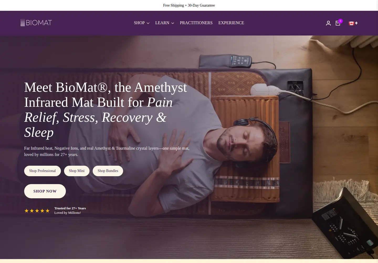 Screenshot of biomat.com