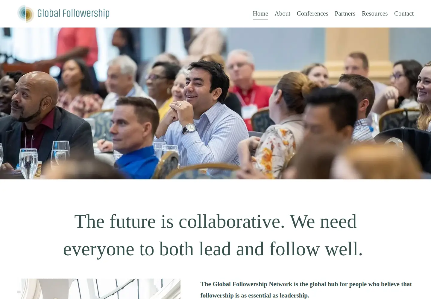 Captured homepage of globalfollowership.com in the current scan