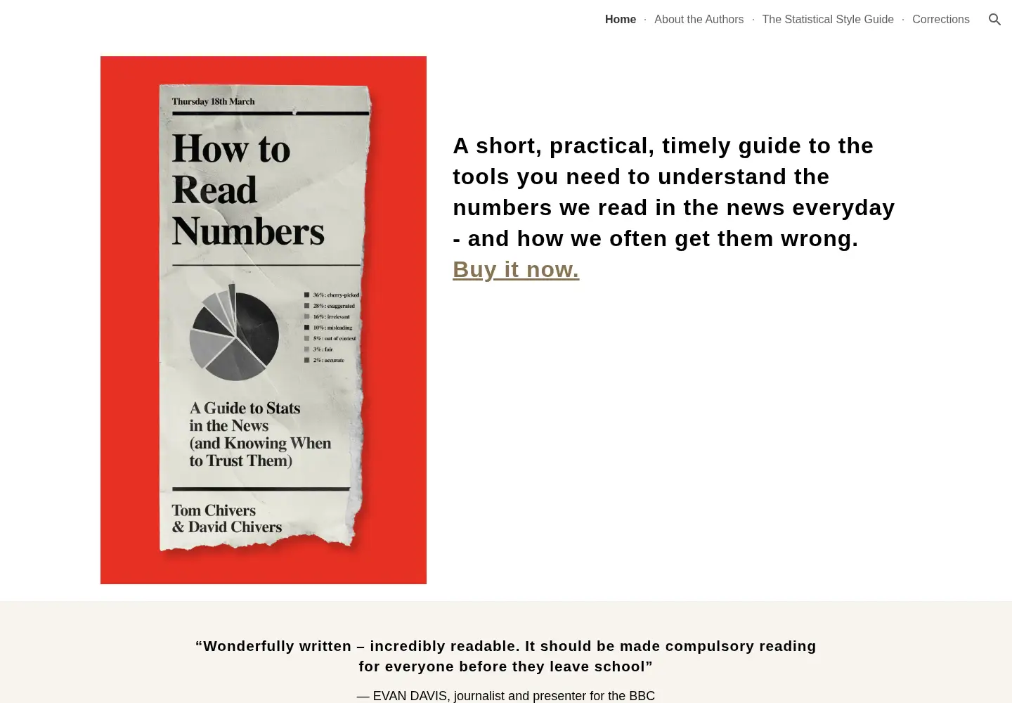 Screenshot of howtoreadnumbers.com