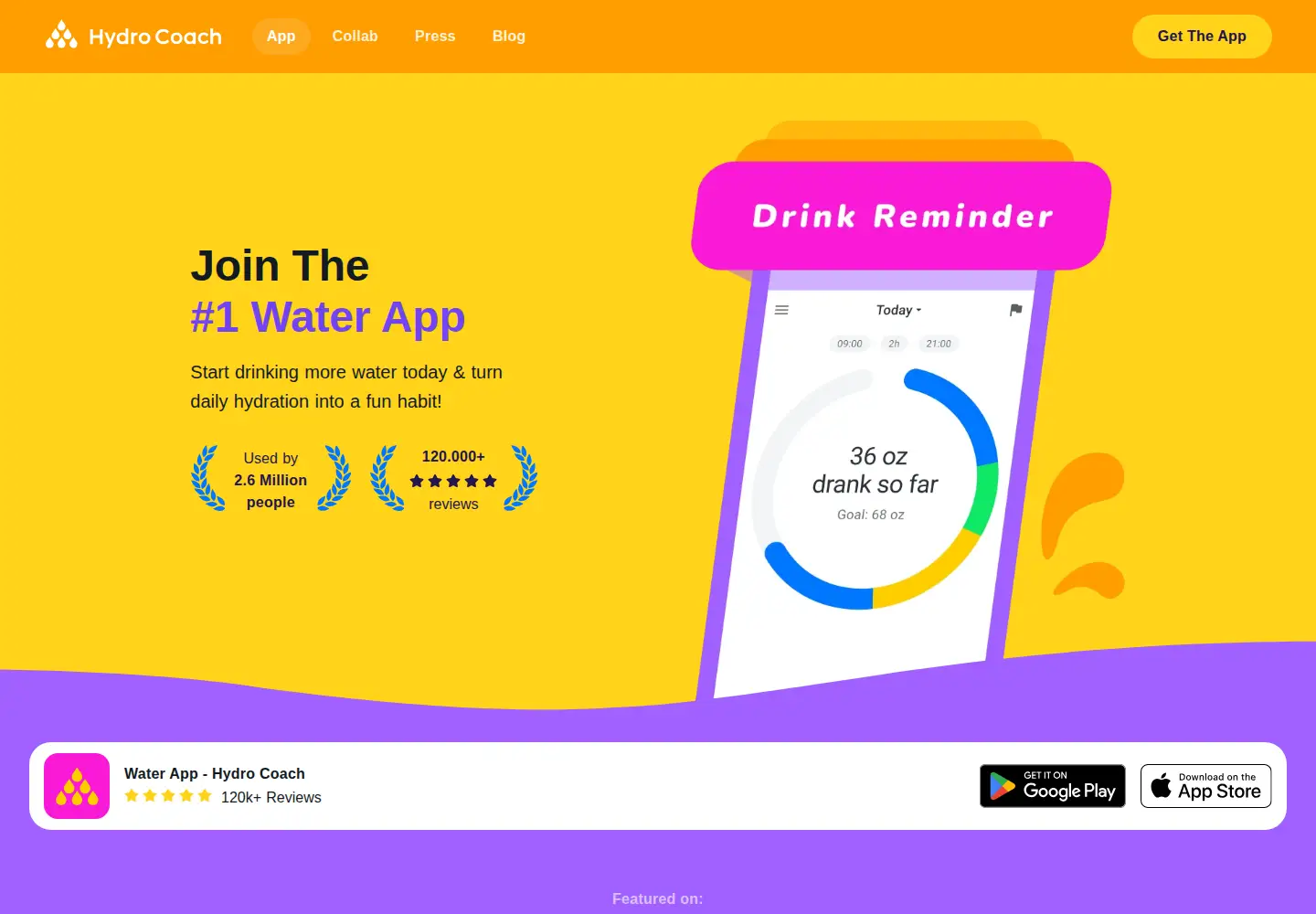 Screenshot of hydrocoach.com