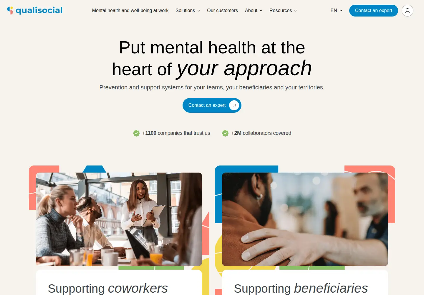 Screenshot of qualisocial.com