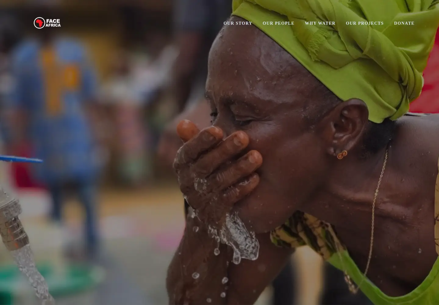 Screenshot of faceafrica.org