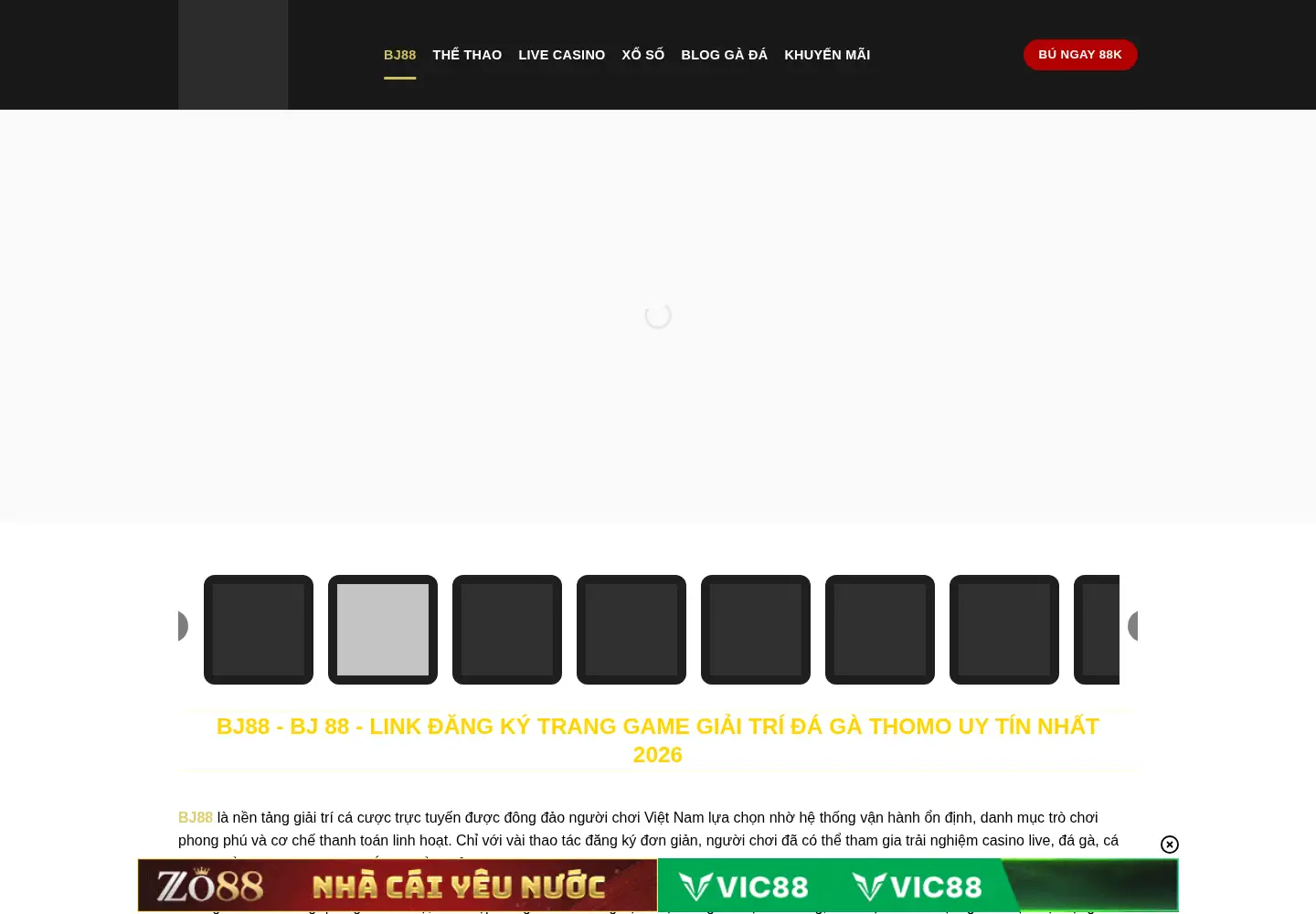 Screenshot of bj88.productions