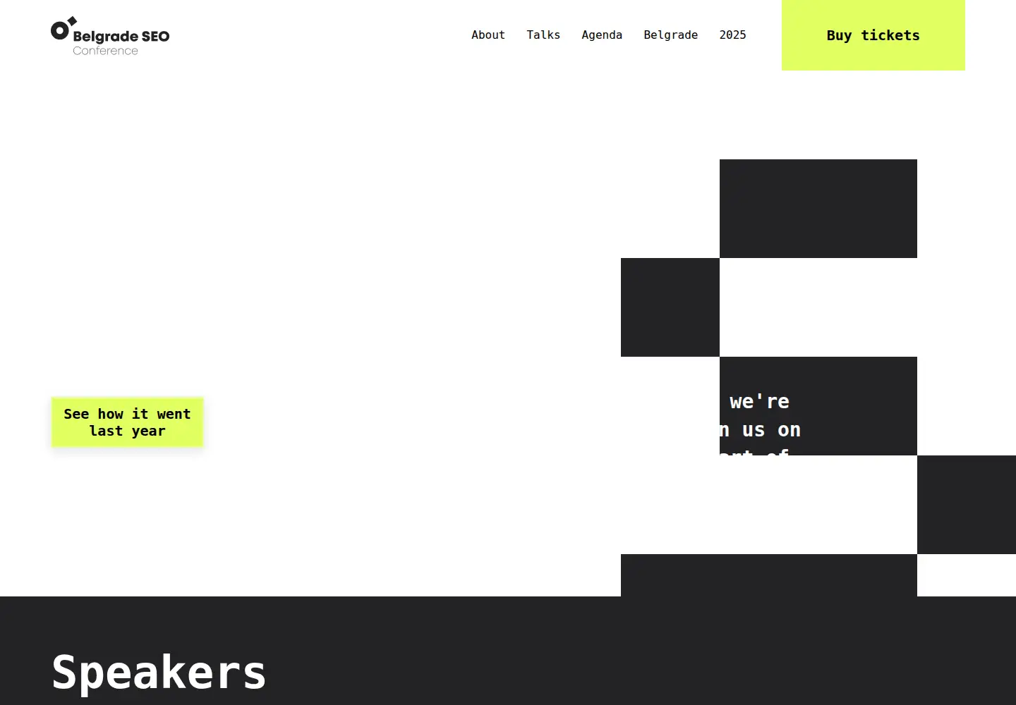 Screenshot of belgradeseoconference.com