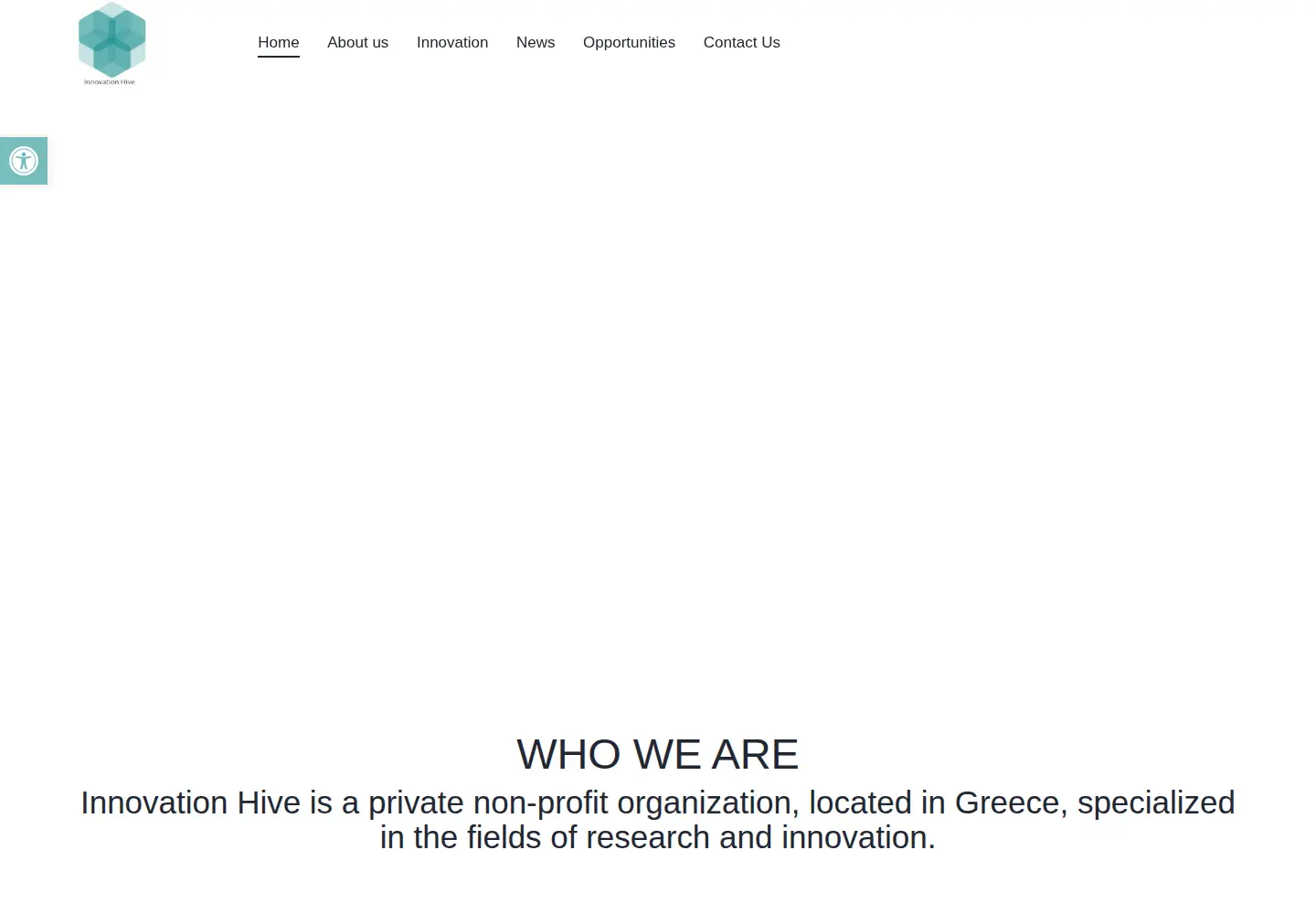 Screenshot of innovationhive.eu