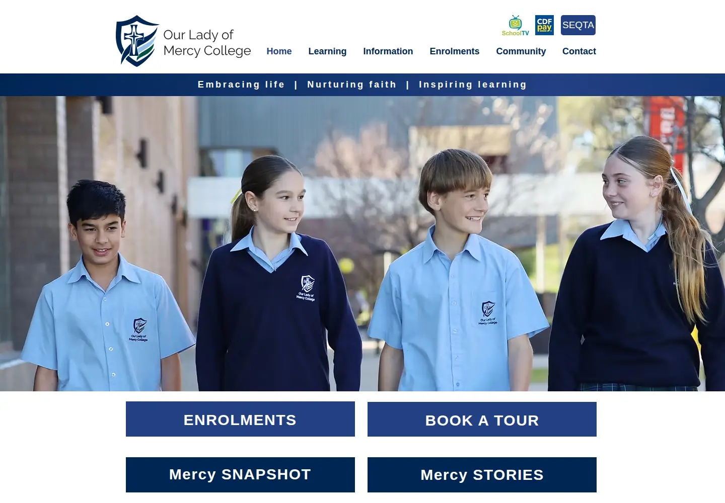 Screenshot of olmca.wa.edu.au