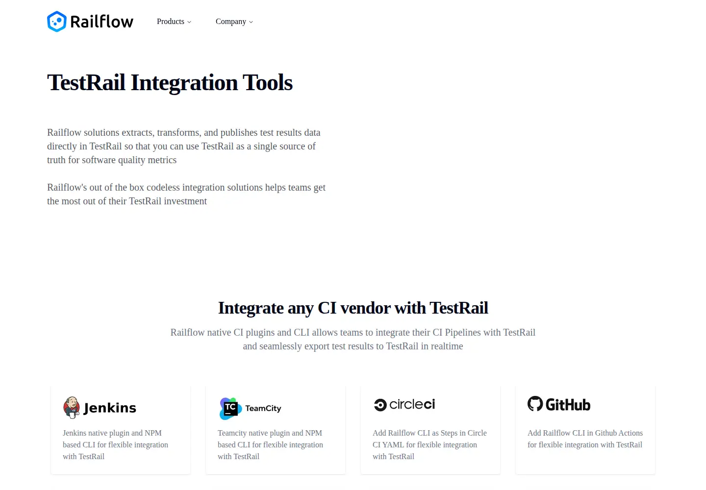 Screenshot of railflow.io