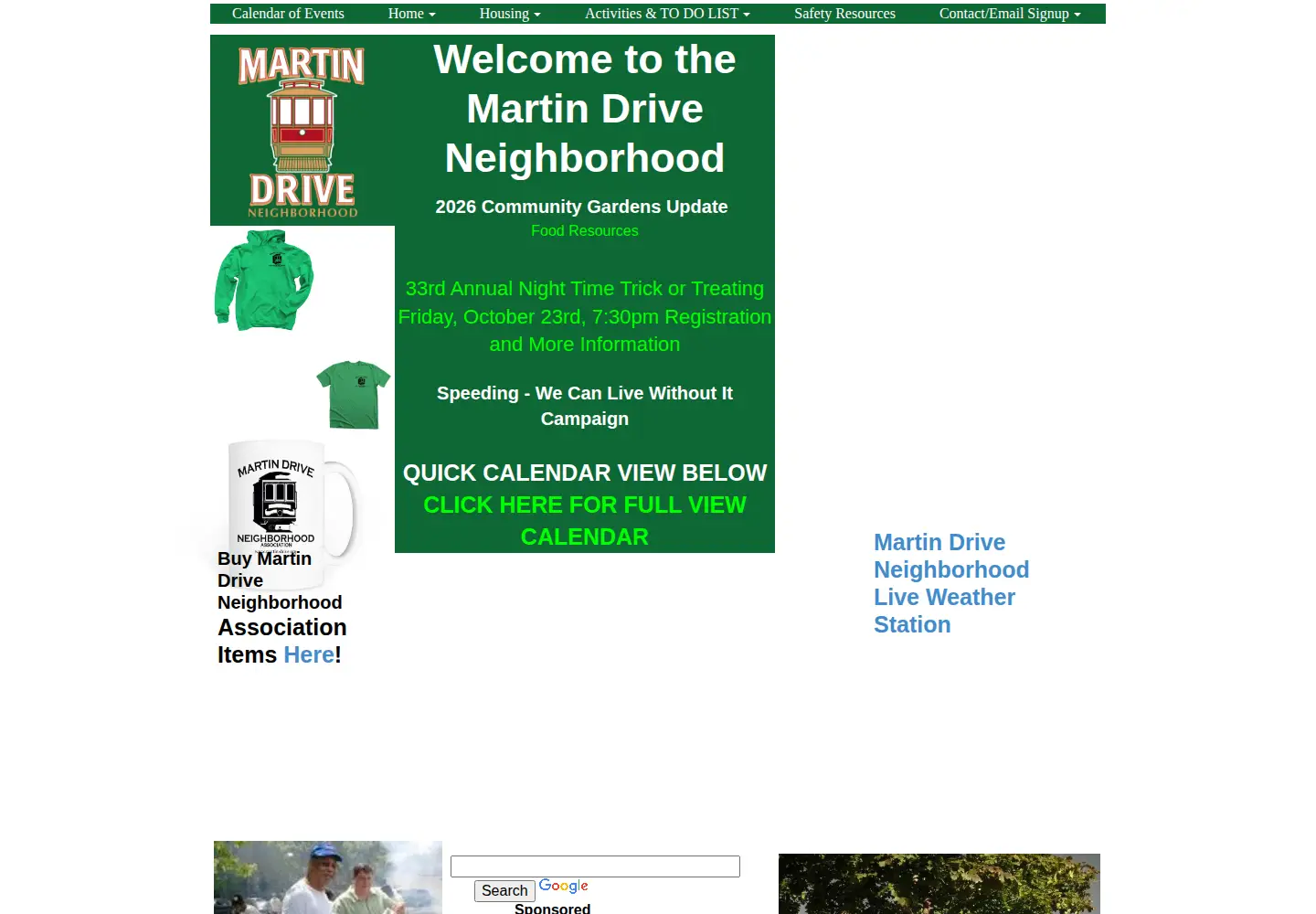 Screenshot of martin-drive.org