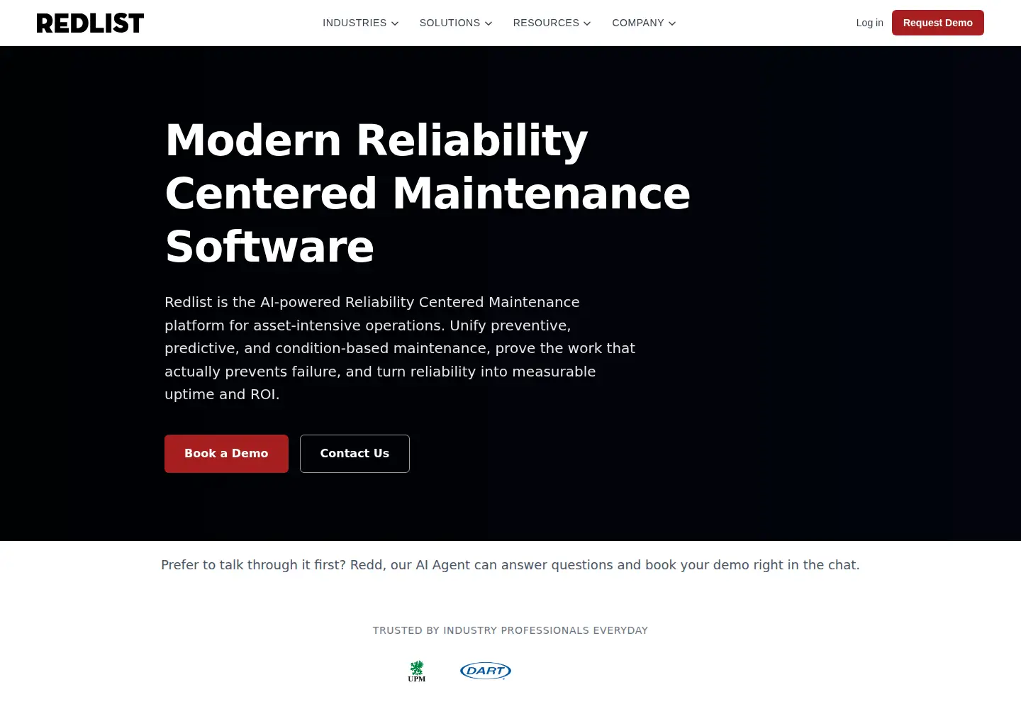 Screenshot of getredlist.com