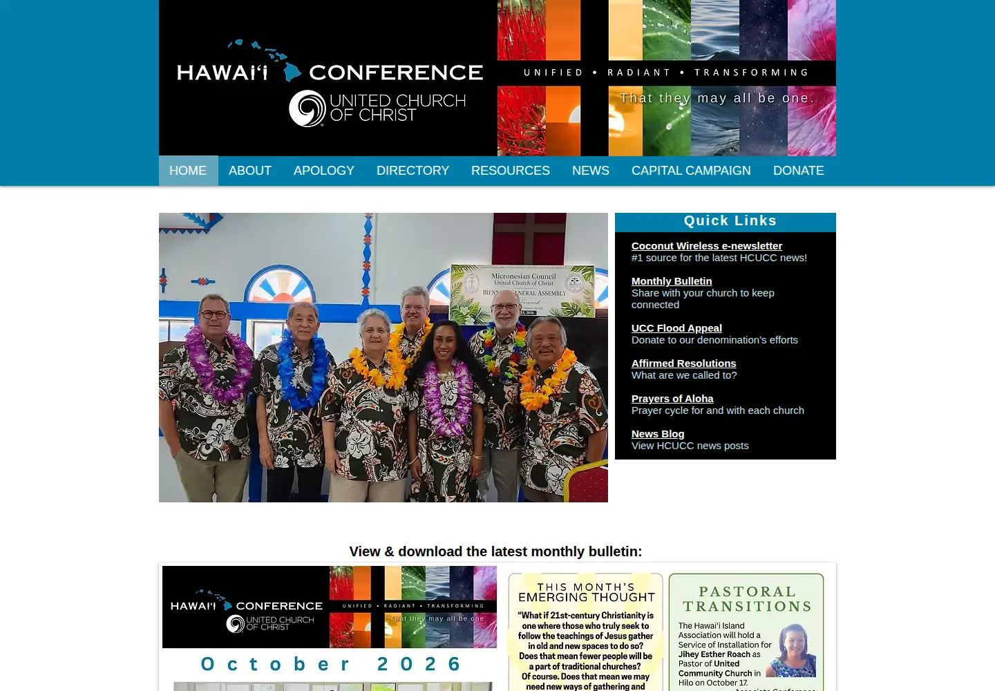 Screenshot of hcucc.org