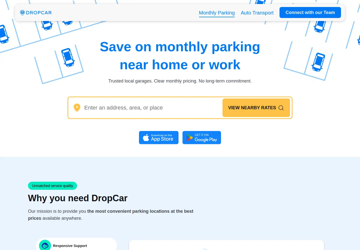 Screenshot of drop.car