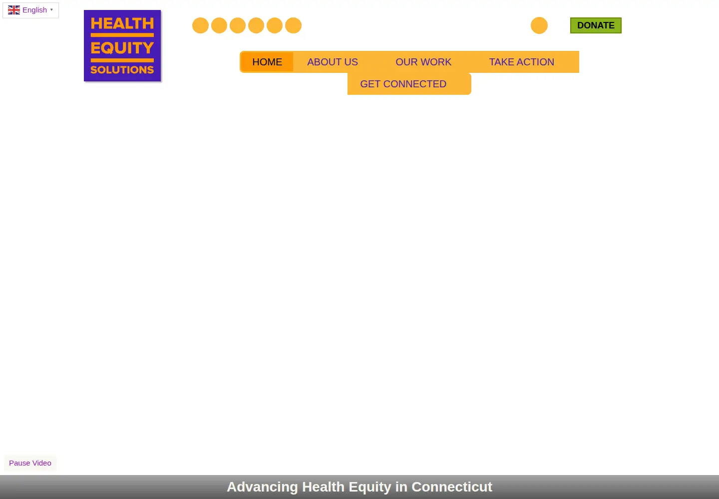 Captured homepage of hesct.org in the current scan