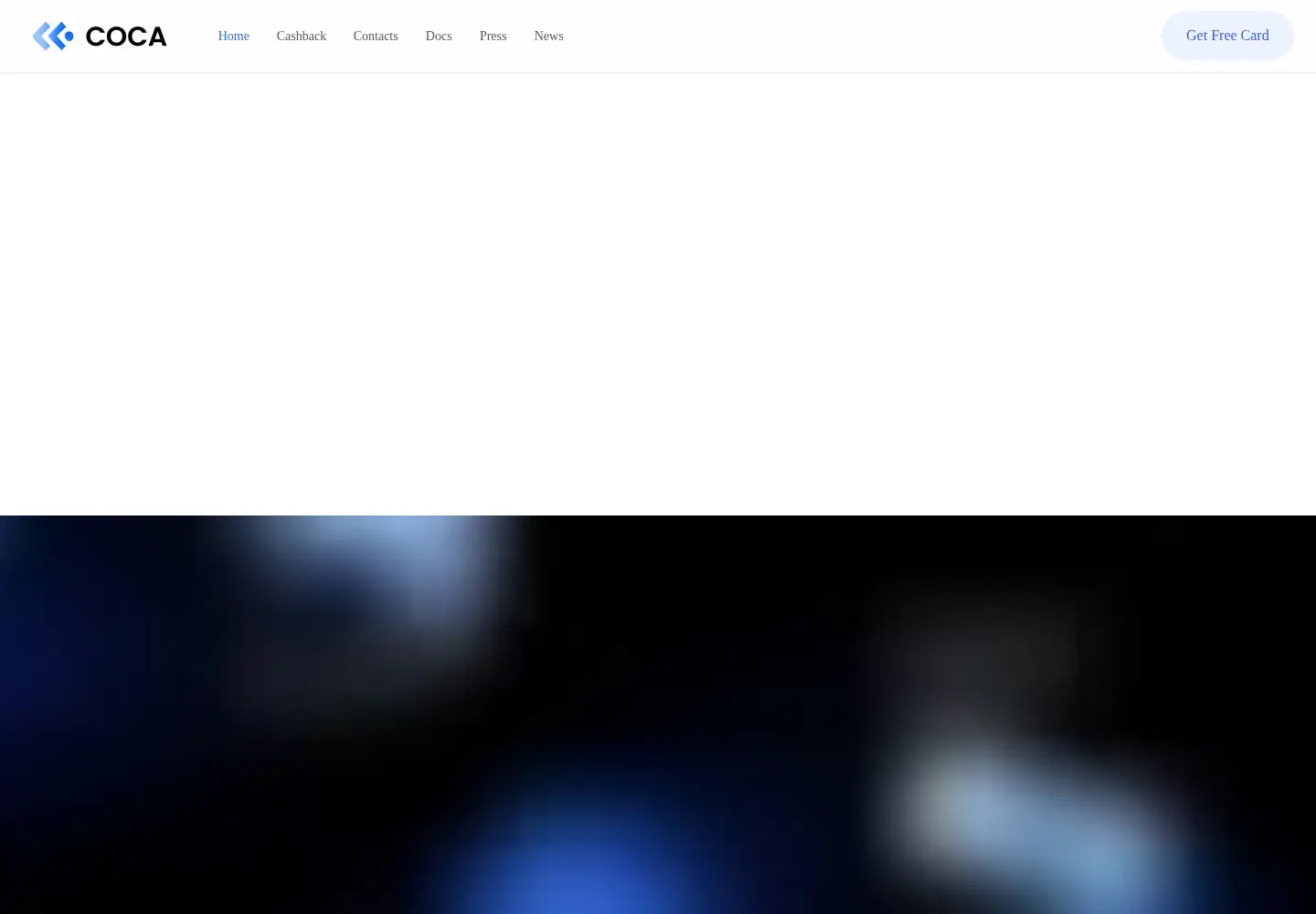Screenshot of coca.xyz