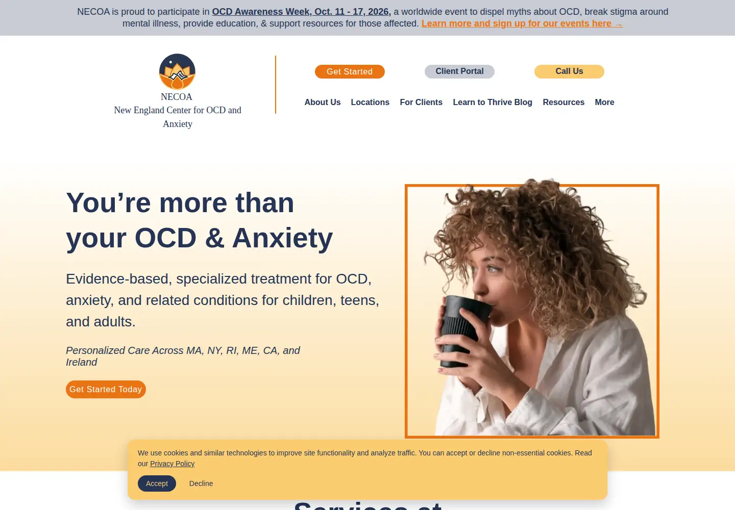 Screenshot of newenglandocd.org