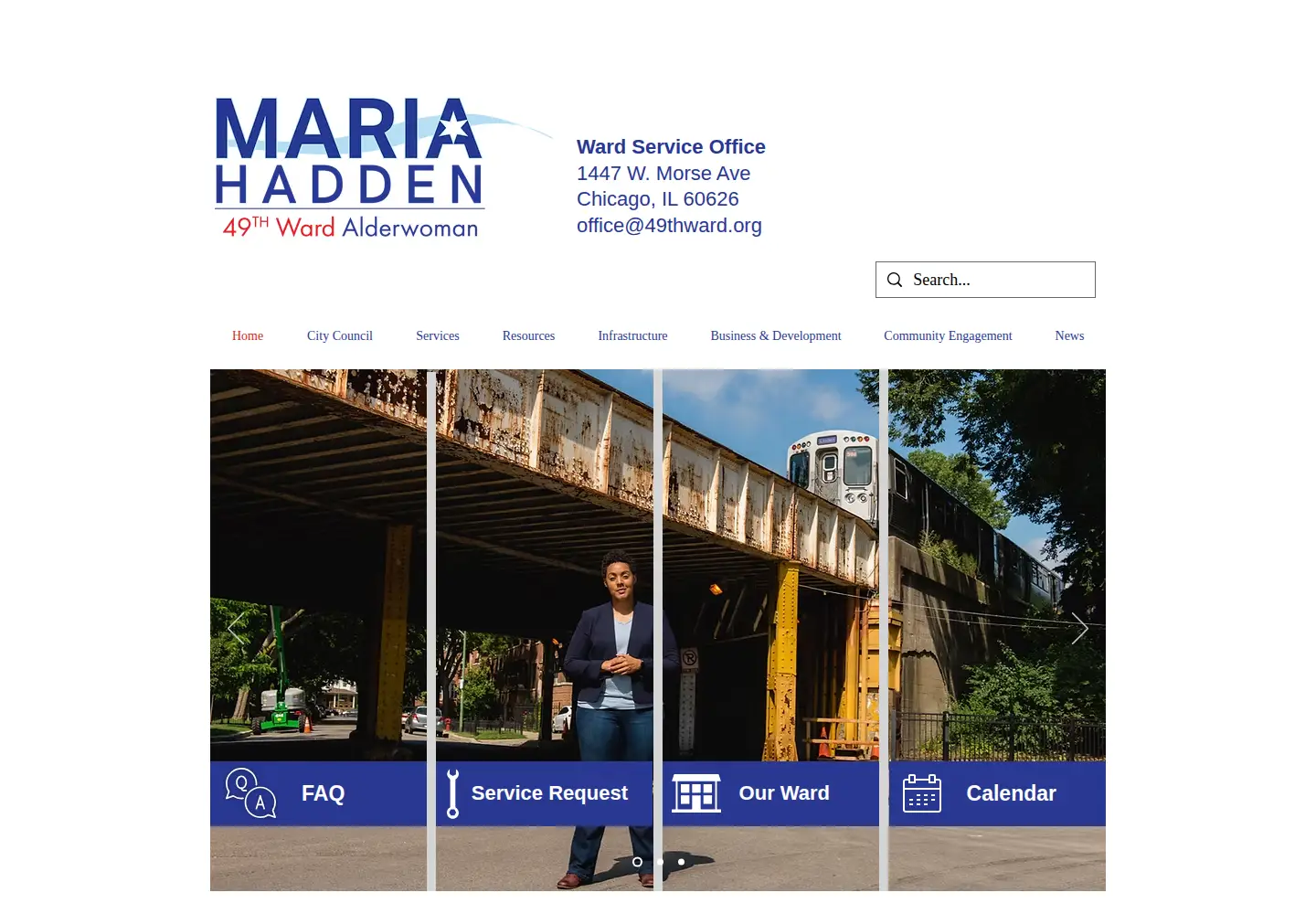 Screenshot of 49thward.org