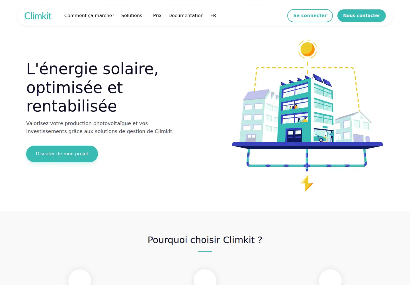 Screenshot of climkit.io
