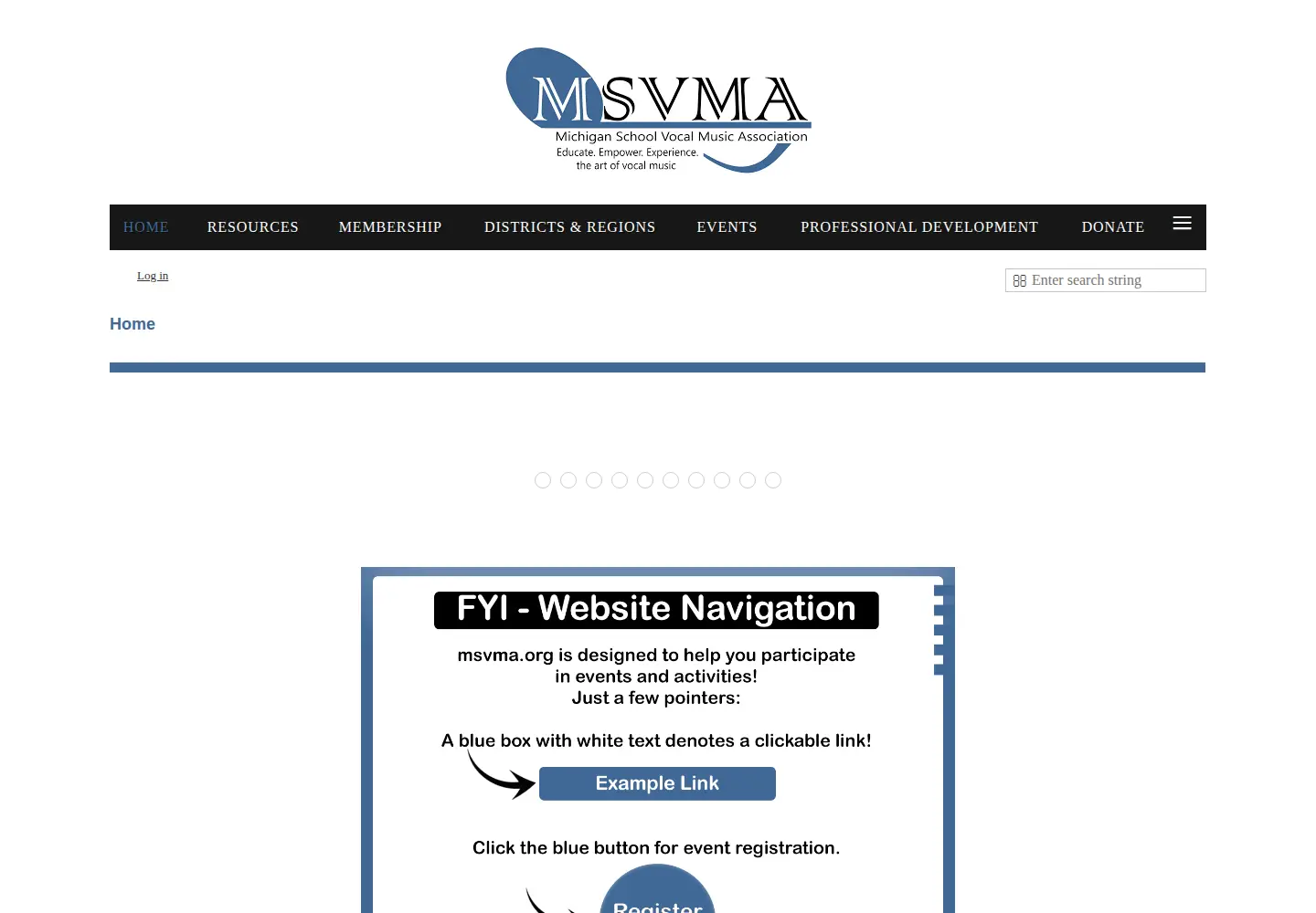 Screenshot of msvma.org