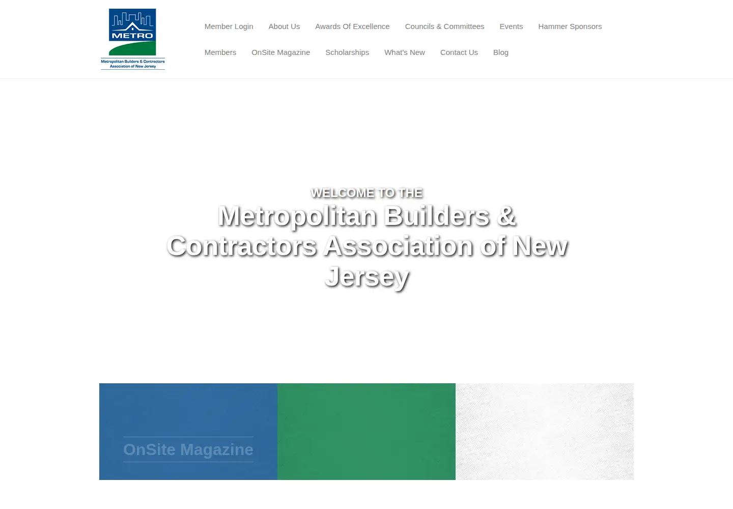 Captured homepage of metrobca.org in the current scan