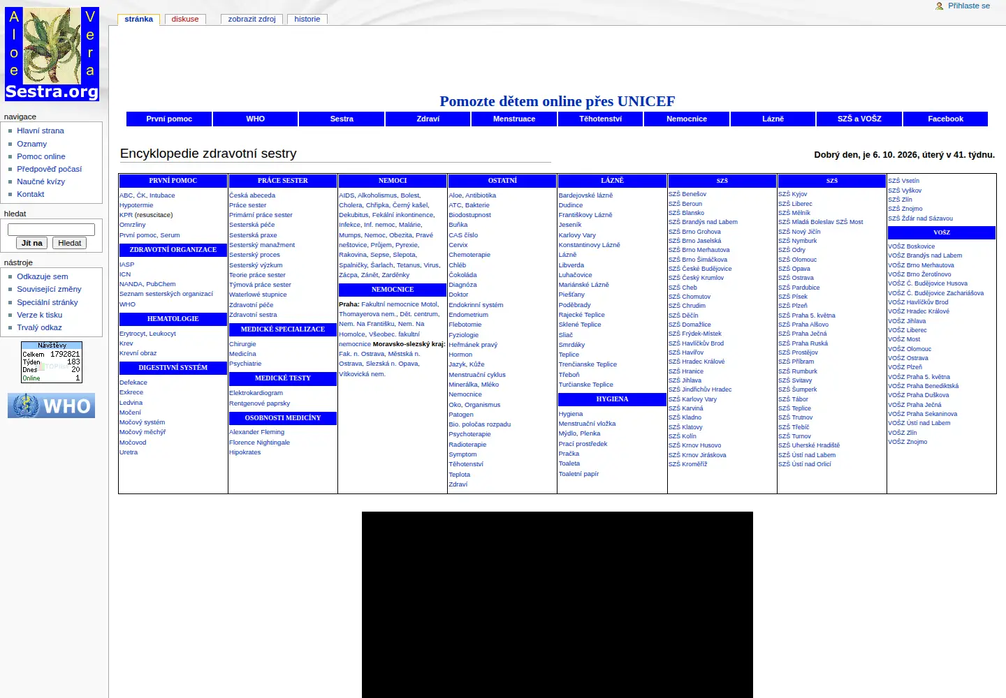 Captured homepage of sestra.org in the current scan