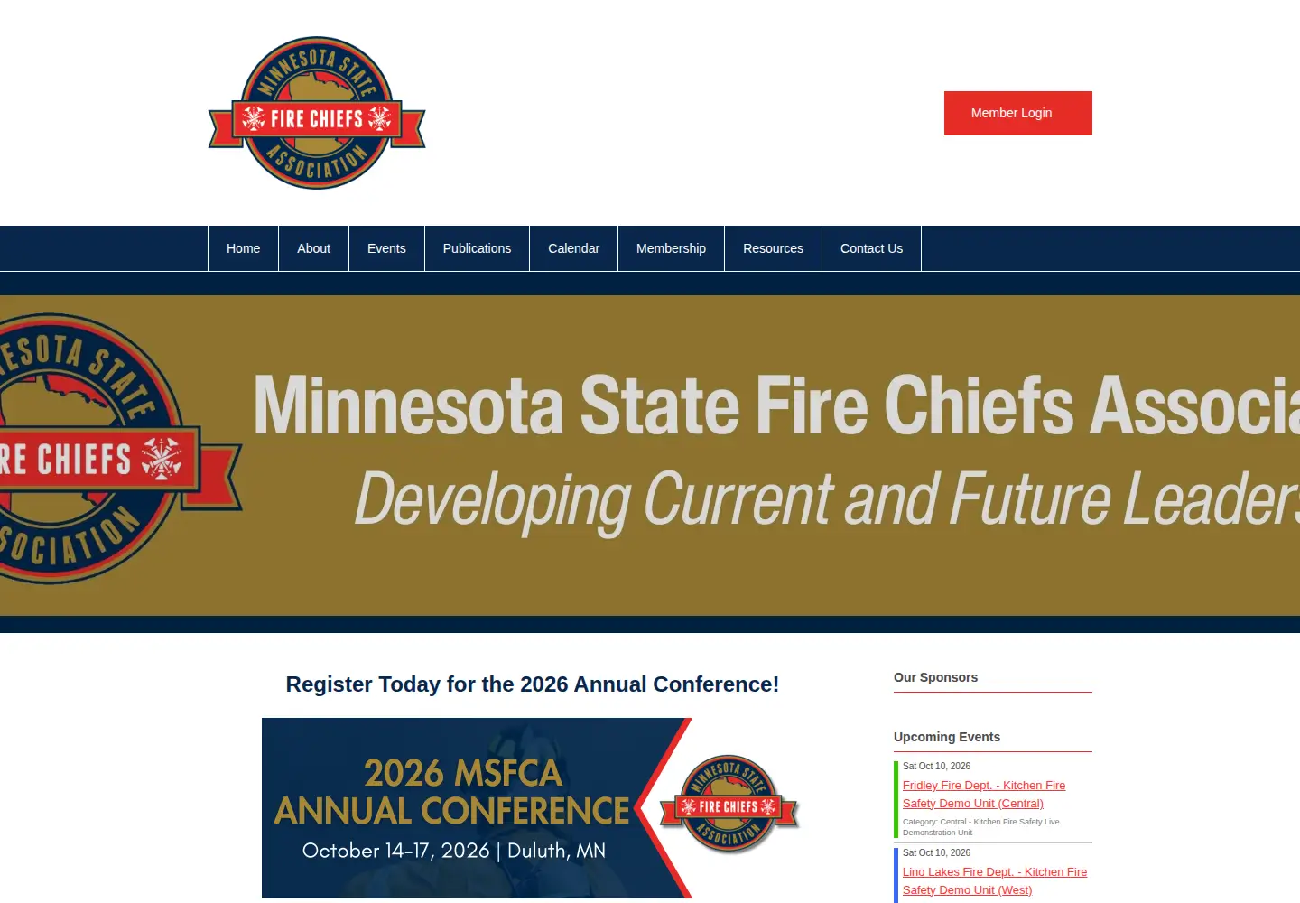 Screenshot of msfca.org