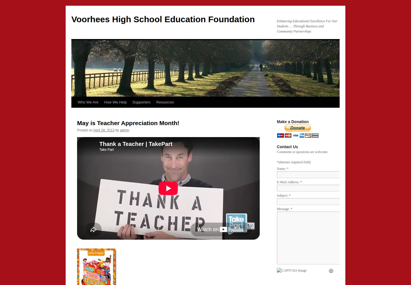 Screenshot of vhsef.org