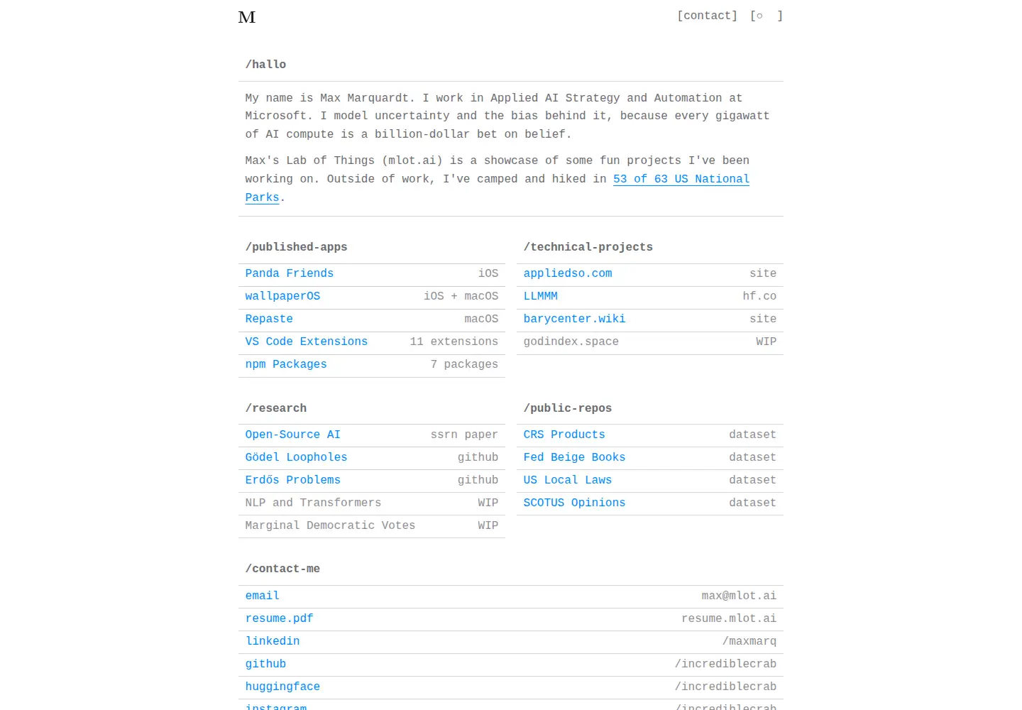 Screenshot of mlot.ai