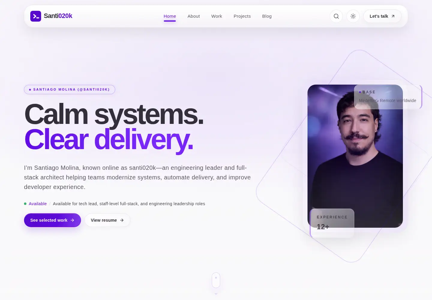 Screenshot of santi020k.com