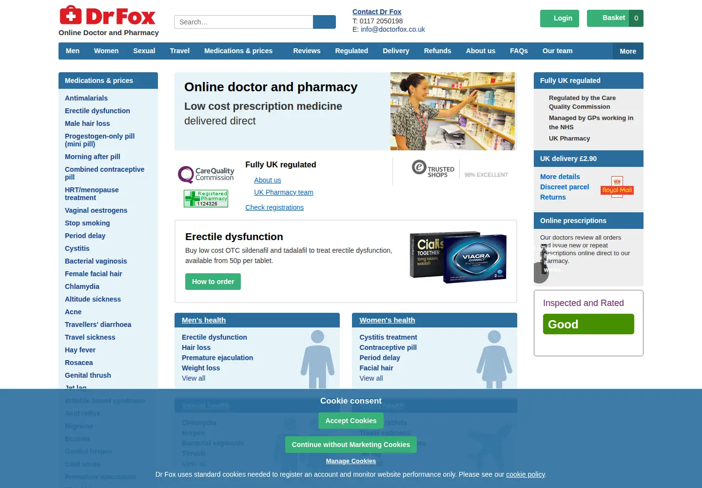 Screenshot of doctorfox.co.uk