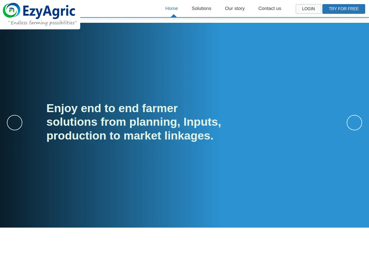 Captured homepage of ezyagric.com in the current scan