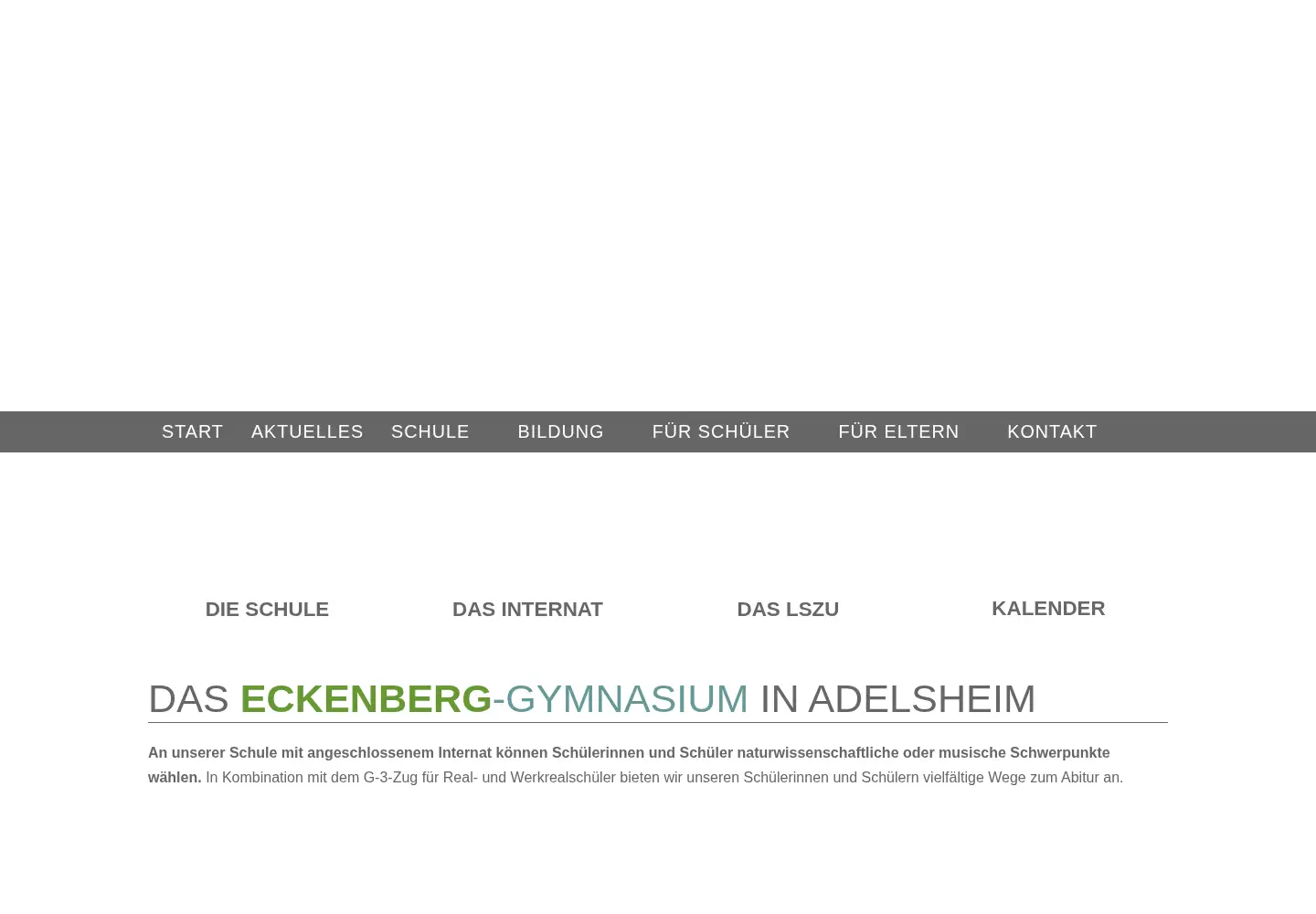 Captured homepage of ebg.schule in the current scan