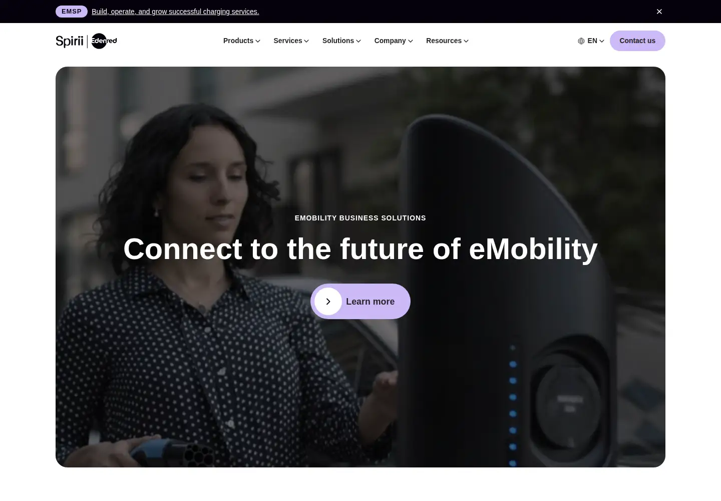 Captured homepage of spirii.com in the current scan
