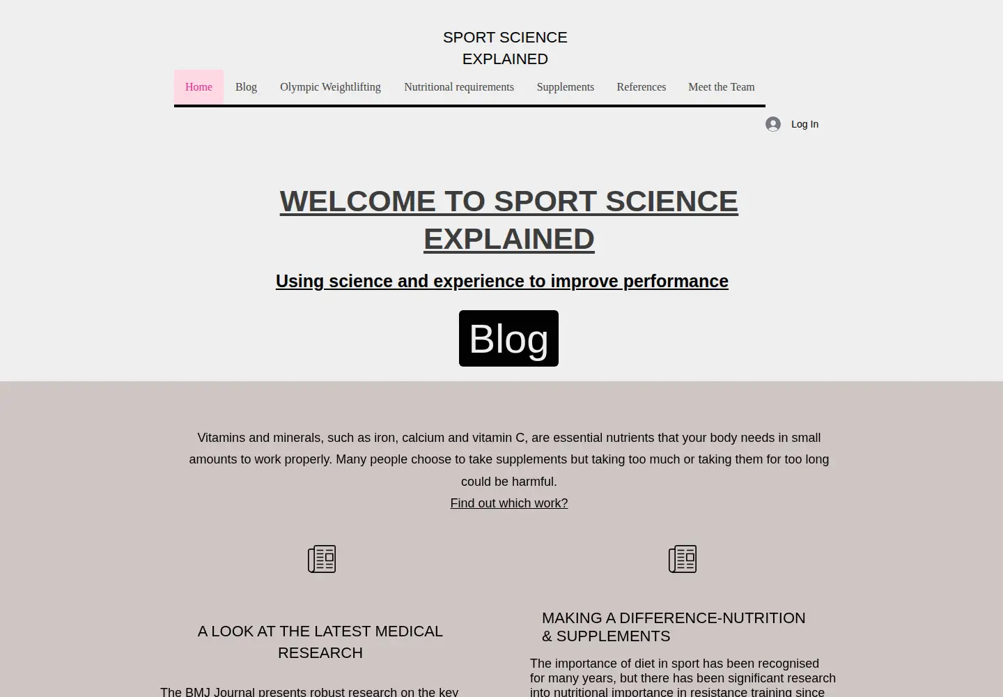 Screenshot of sportsciencexplained.com