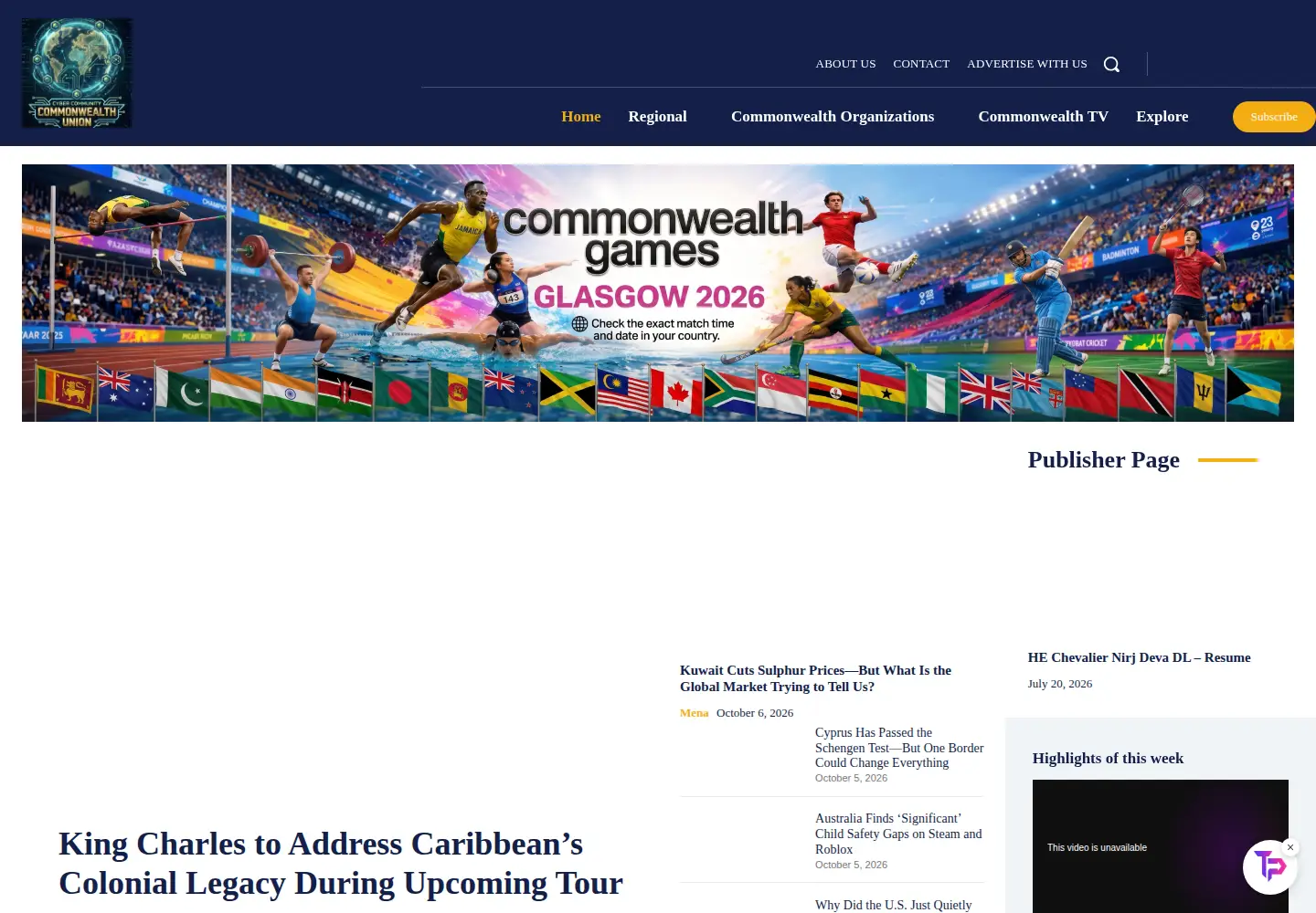 Screenshot of commonwealthunion.com