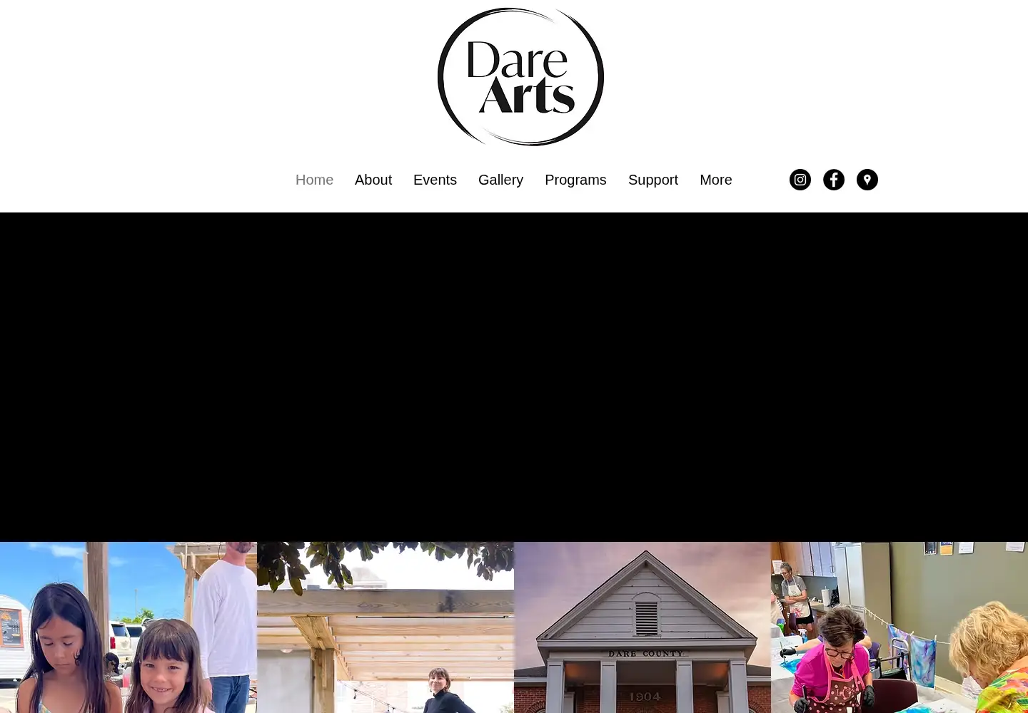 Screenshot of darearts.org