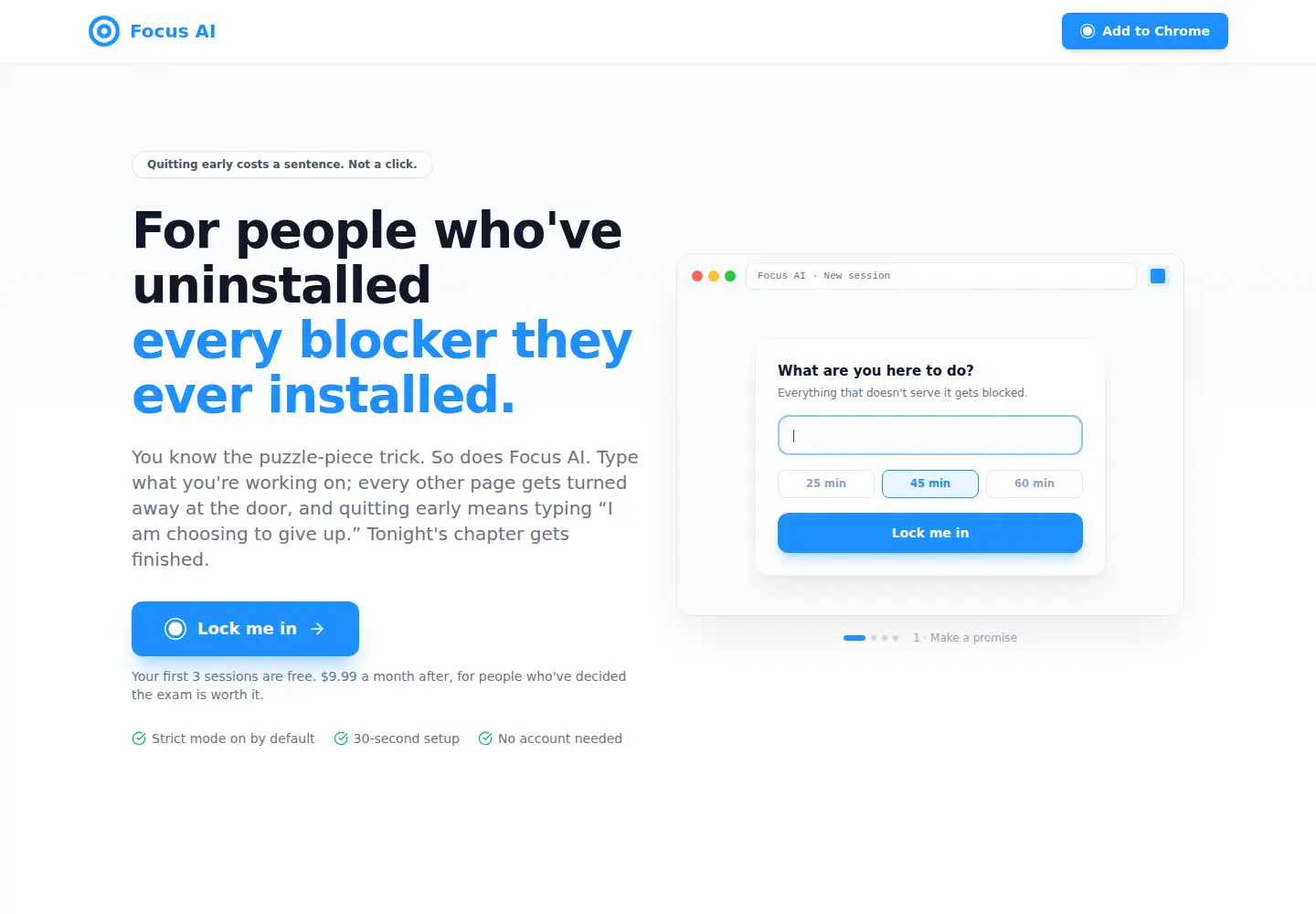 Screenshot of getfocusai.com