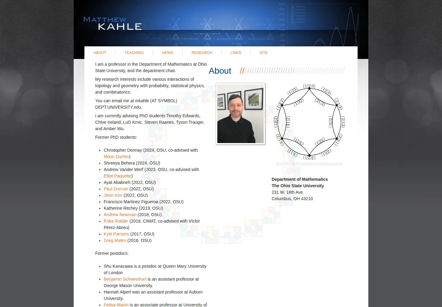 Screenshot of matthewkahle.org