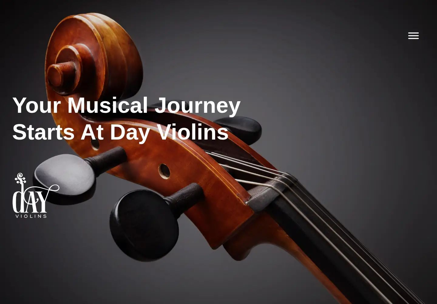 Screenshot of dayviolins.com