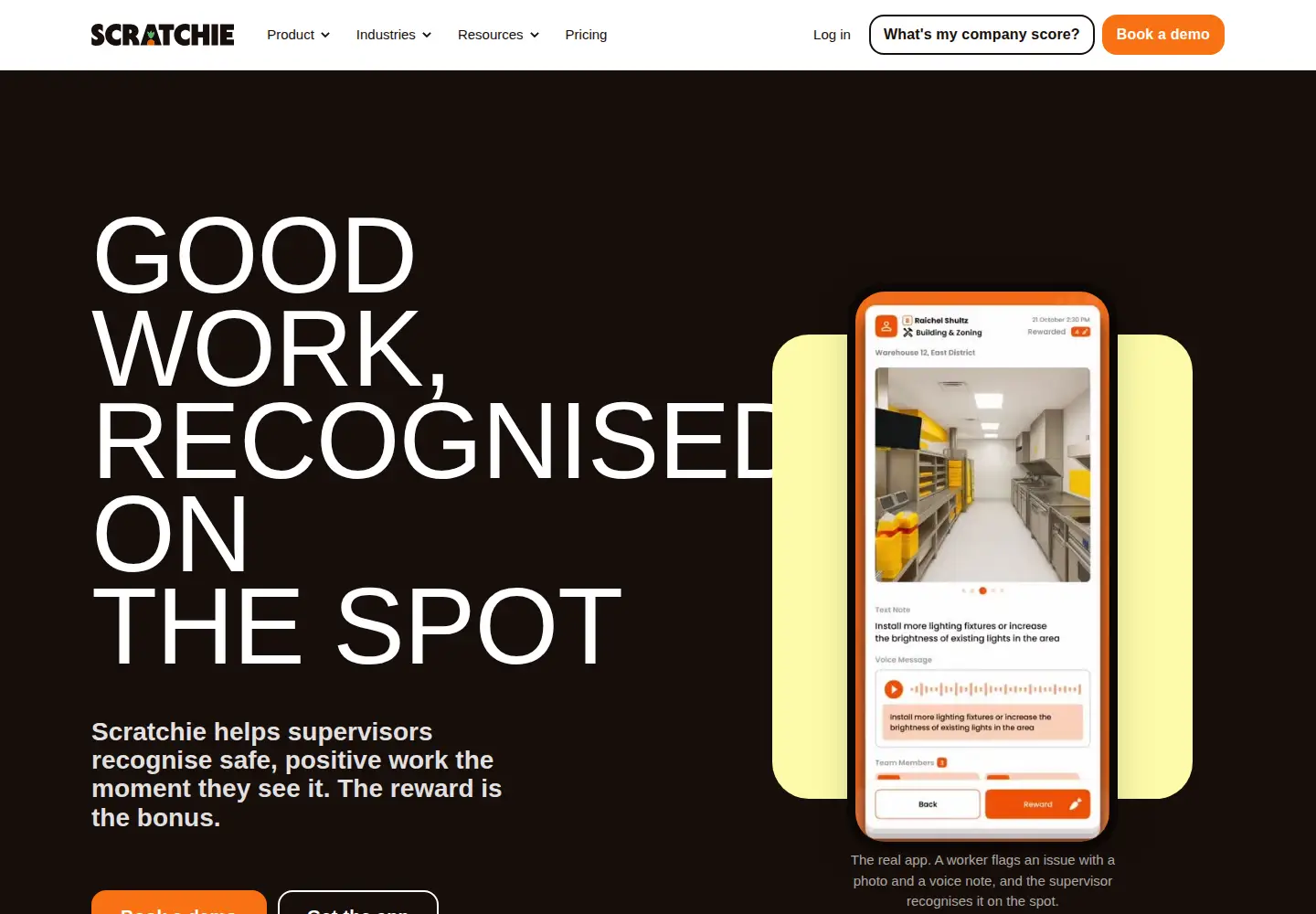 Screenshot of scratchie.com
