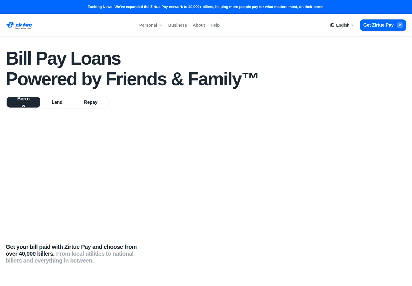 Screenshot of zirtue.com