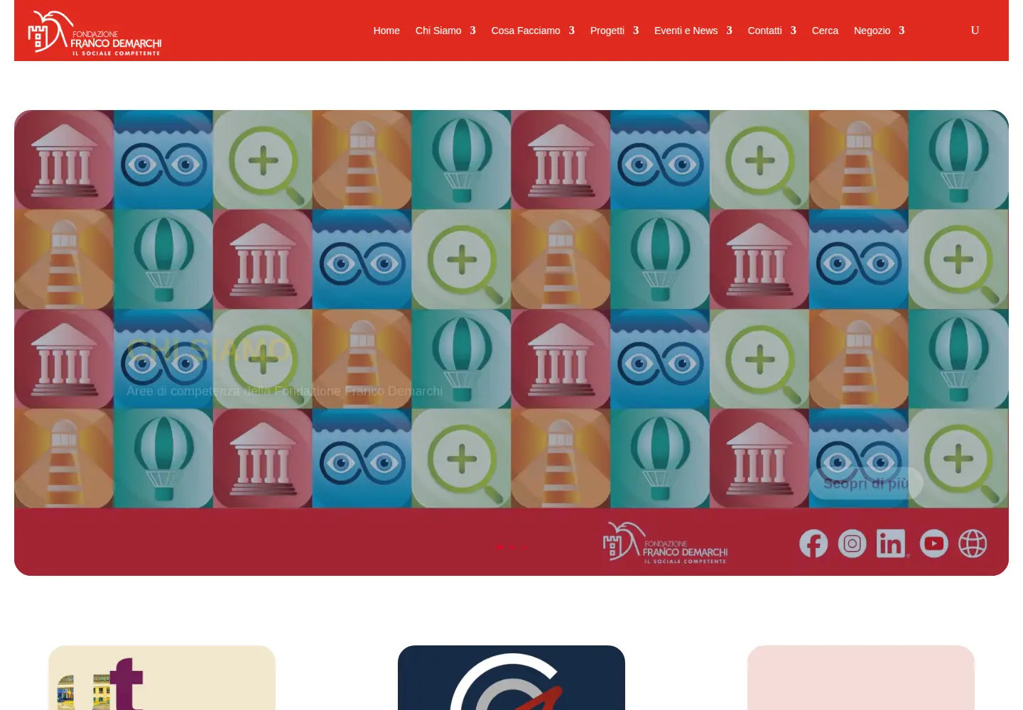 Captured homepage of fdemarchi.it in the current scan