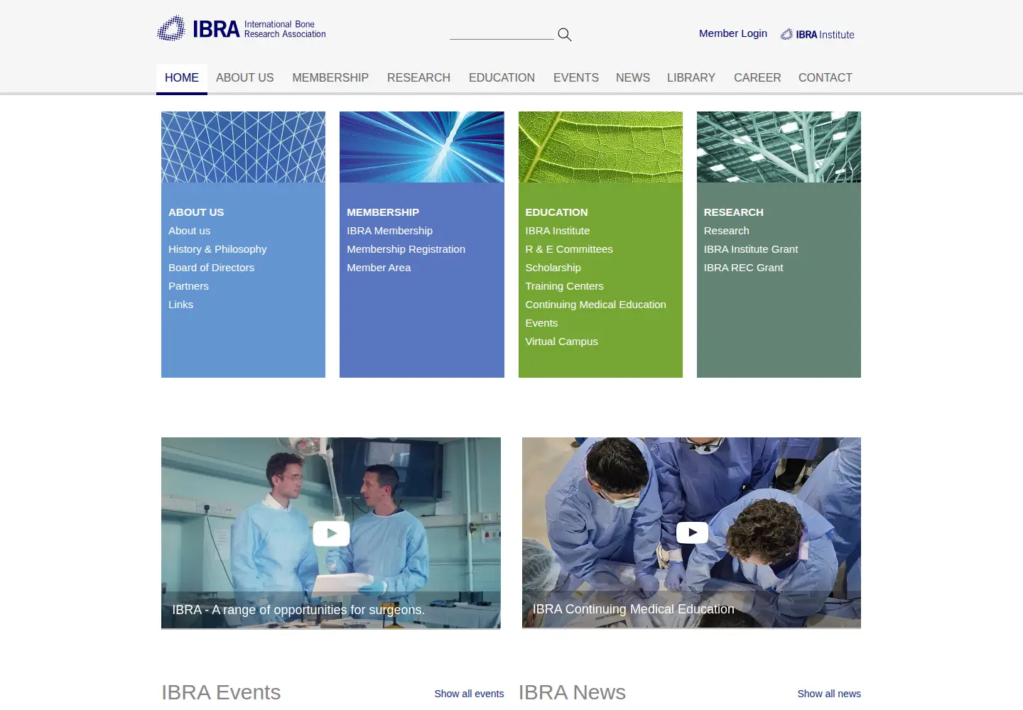 Screenshot of ibra.net