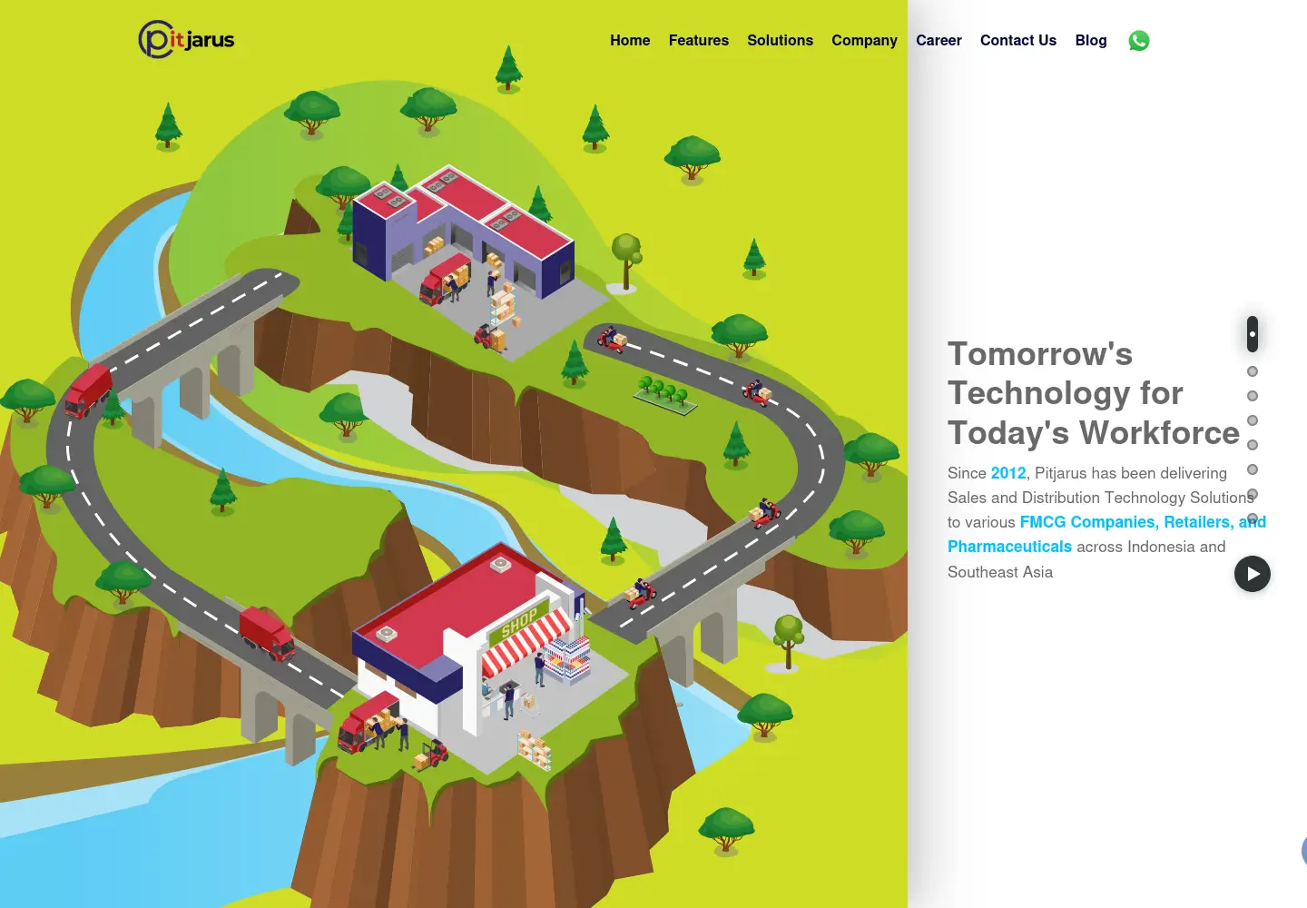 Screenshot of pitjarus.com