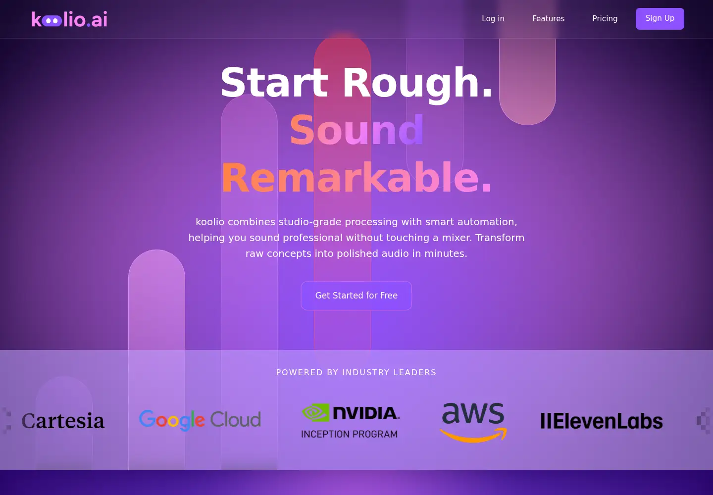 Screenshot of koolio.ai