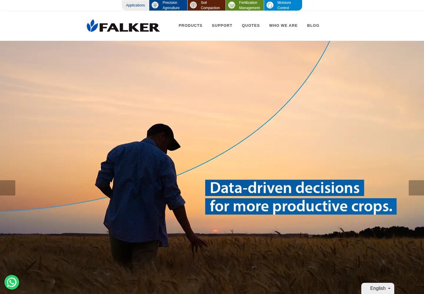 Captured homepage of falker.com.br in the current scan