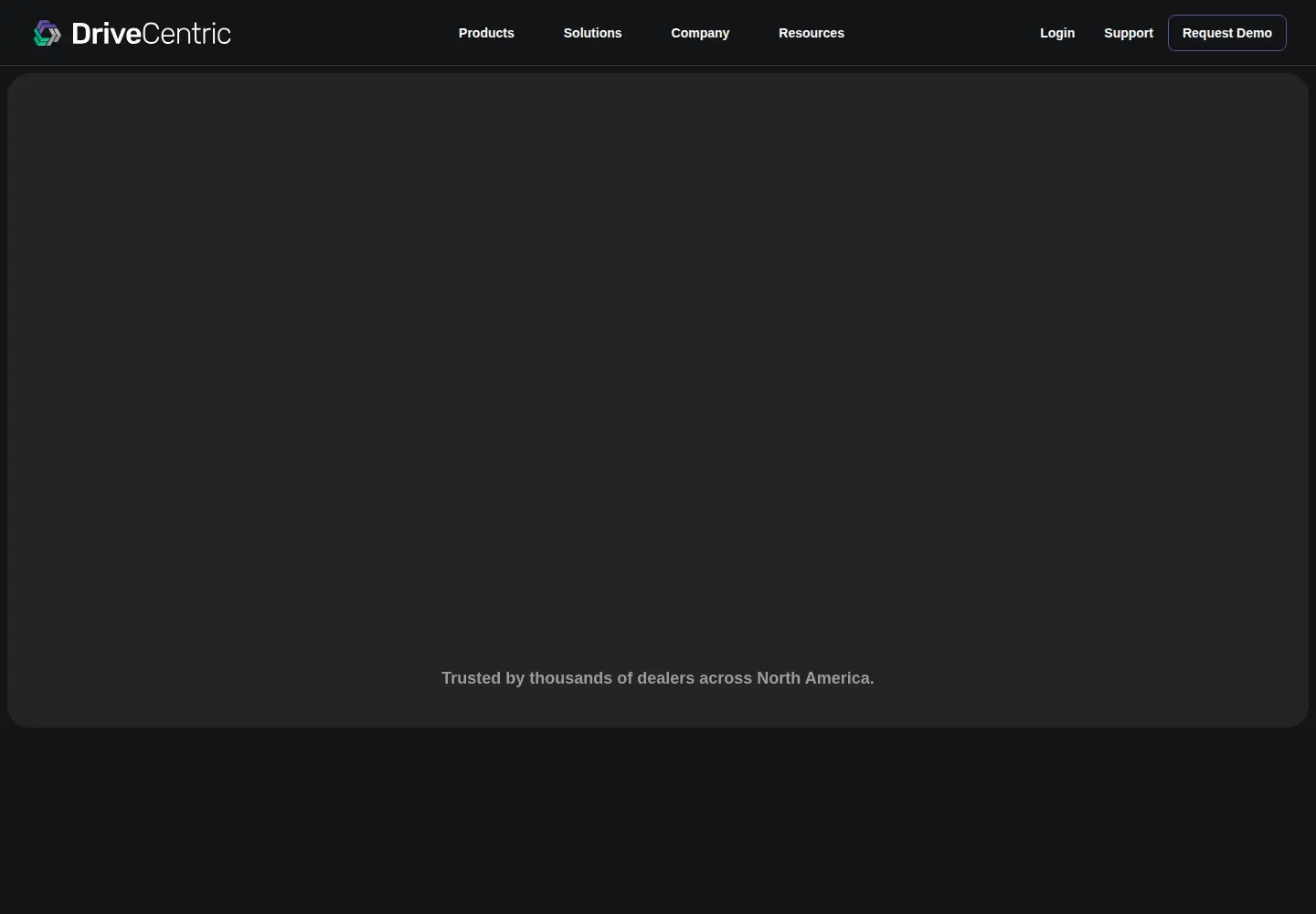 Screenshot of drivecentric.com