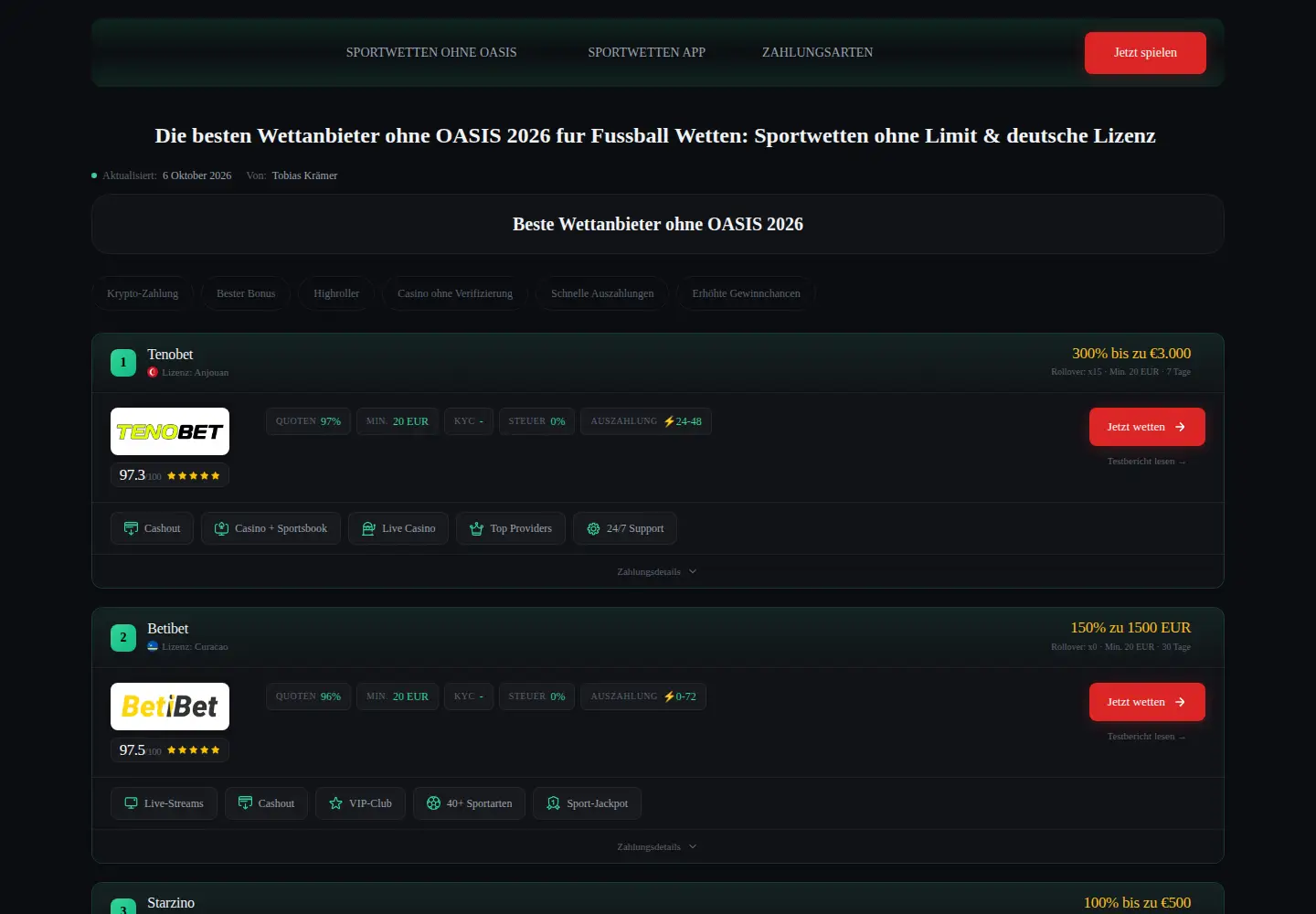Captured homepage of fcpas.org in the current scan